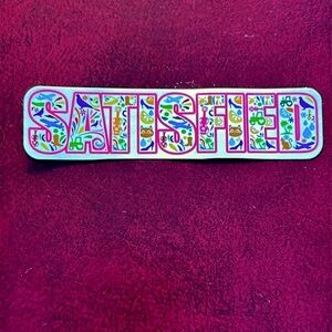 SATISFIED OTOMI Style Widespread Panic Fan Sticker Airplane Love Tractor